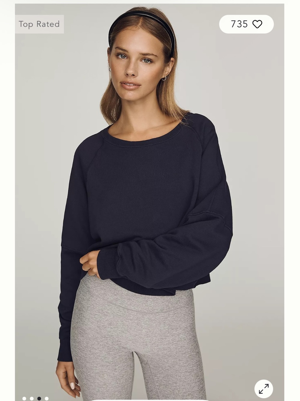 Daily Practice open back pullover